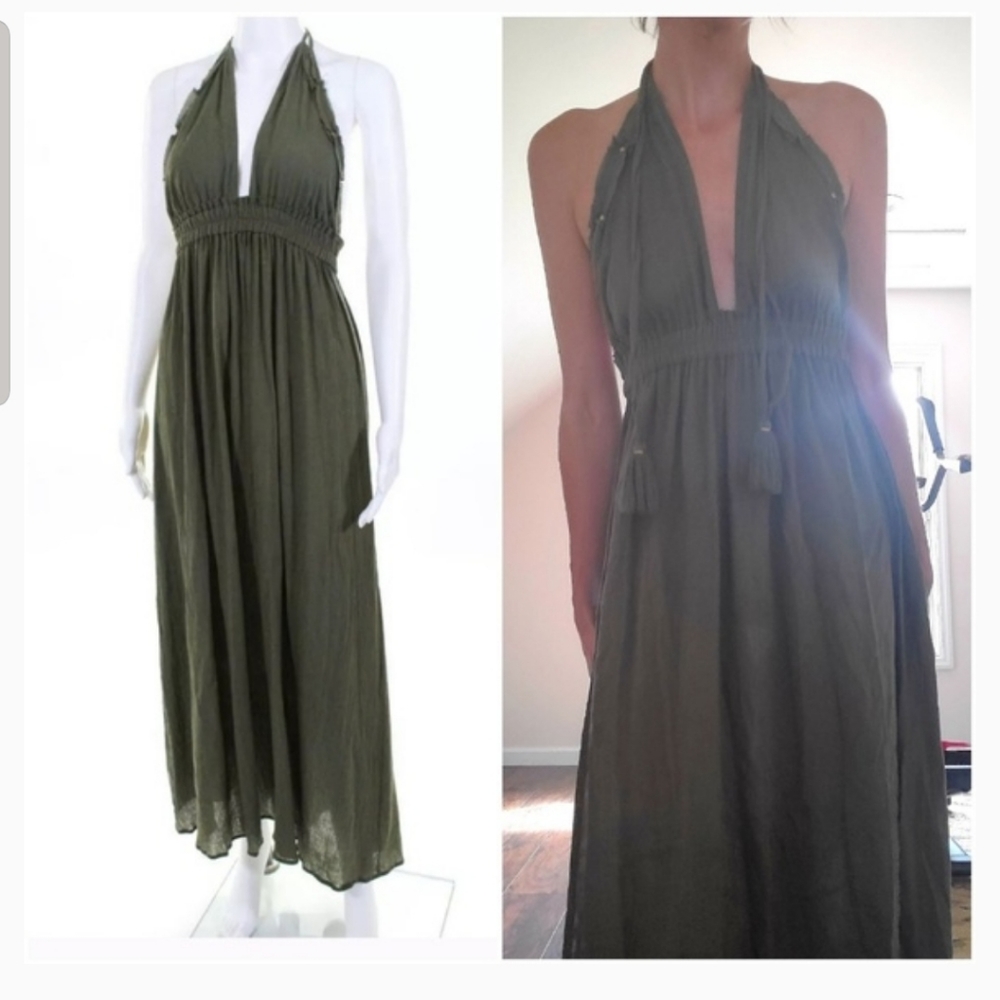 SOLD--Love Shack Fancy Halter Maxi Dress Sz 0 NWT! - Picture 4 of 8